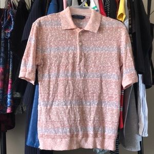 PINK N PURPLE KNIT BUTTON UP